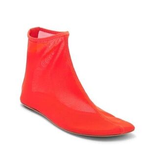 Reformation Payton Illusion Mesh Stretch Bootie